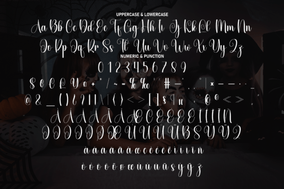 Family Halloween Font PNG with transparent background - Preview 5
