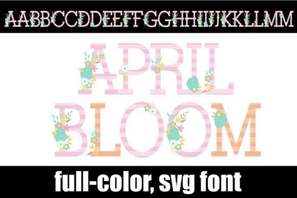 Flower Power Color Font - Preview 1