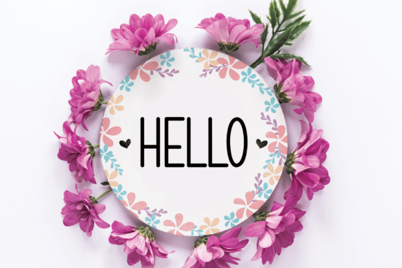Fresh Flower Font - Preview 3