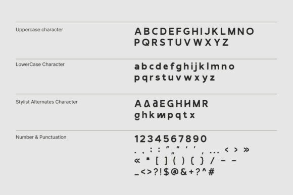 Gigamore Font - Preview 1