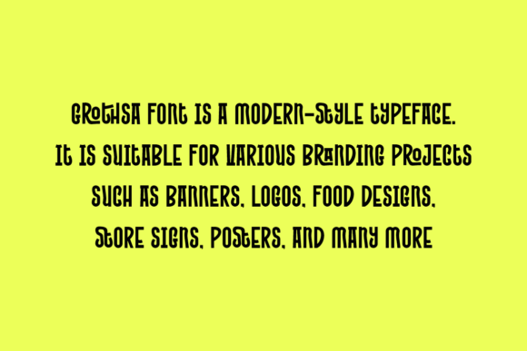 Grothsa Font PNG with transparent background - Preview 4