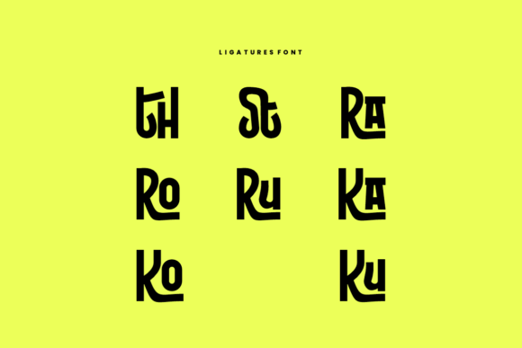 Grothsa Font PNG with transparent background - Preview 6