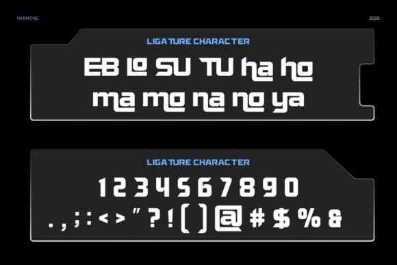 Harmone Font - Preview 2