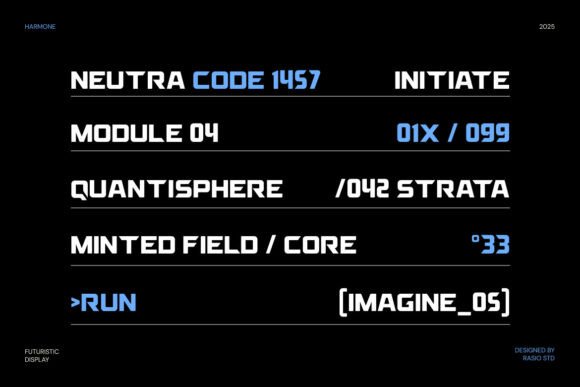 Harmone Font - Preview 3