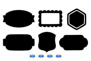 Label Badge Silhouette Pack Graphic by DesignVectx · Creative Fabrica