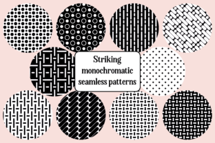 Dashes Patterns Modern Dots & Dashes Patterns Graphic by Strange Sparks · Creative Fabrica