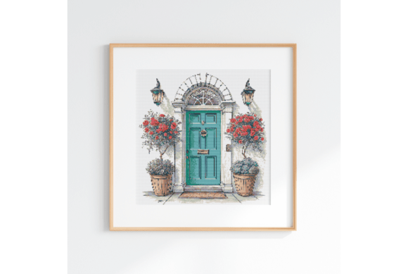Modern Floral Entrance Xstitch