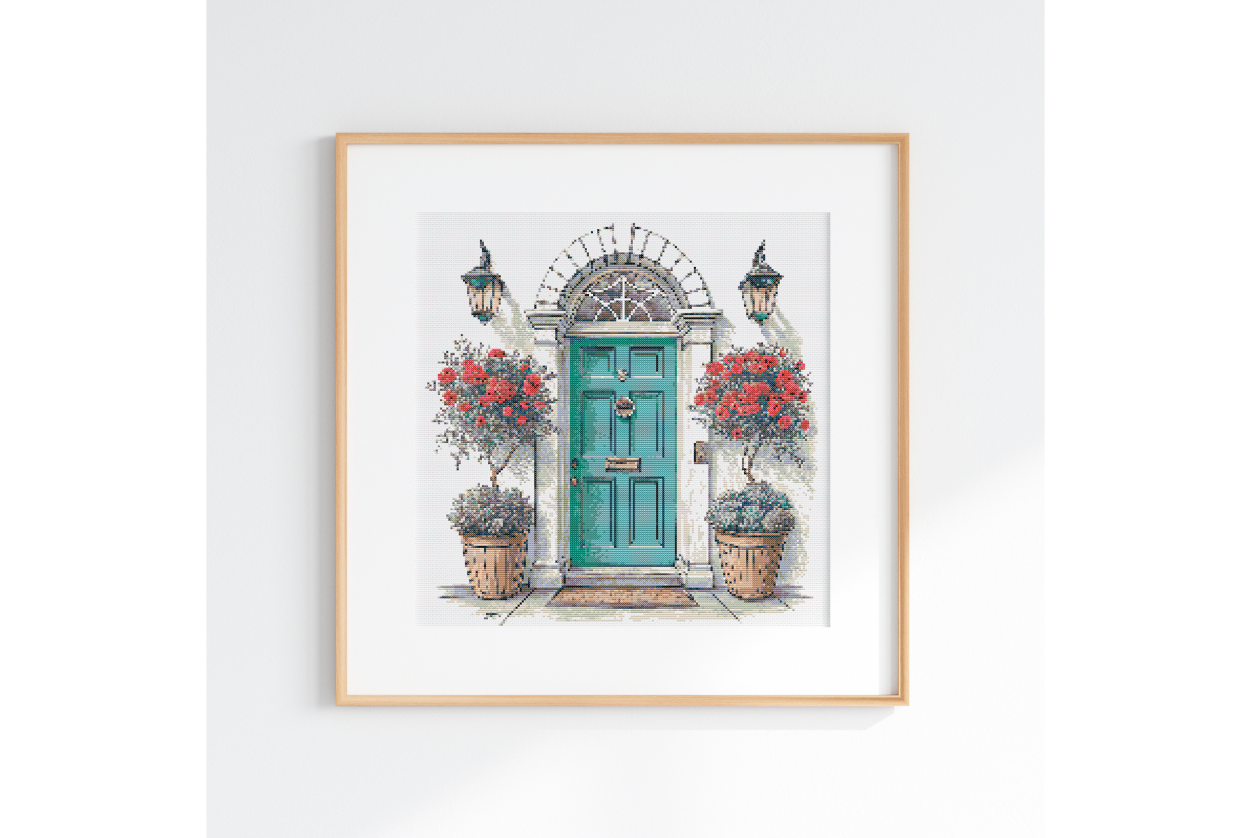 Modern Floral Entrance Xstitch