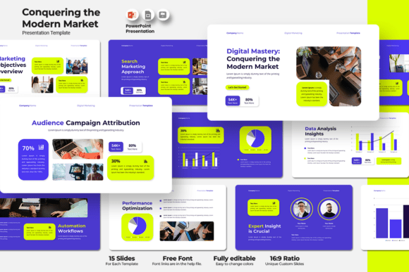 Modern Marketing - PowerPoint Template