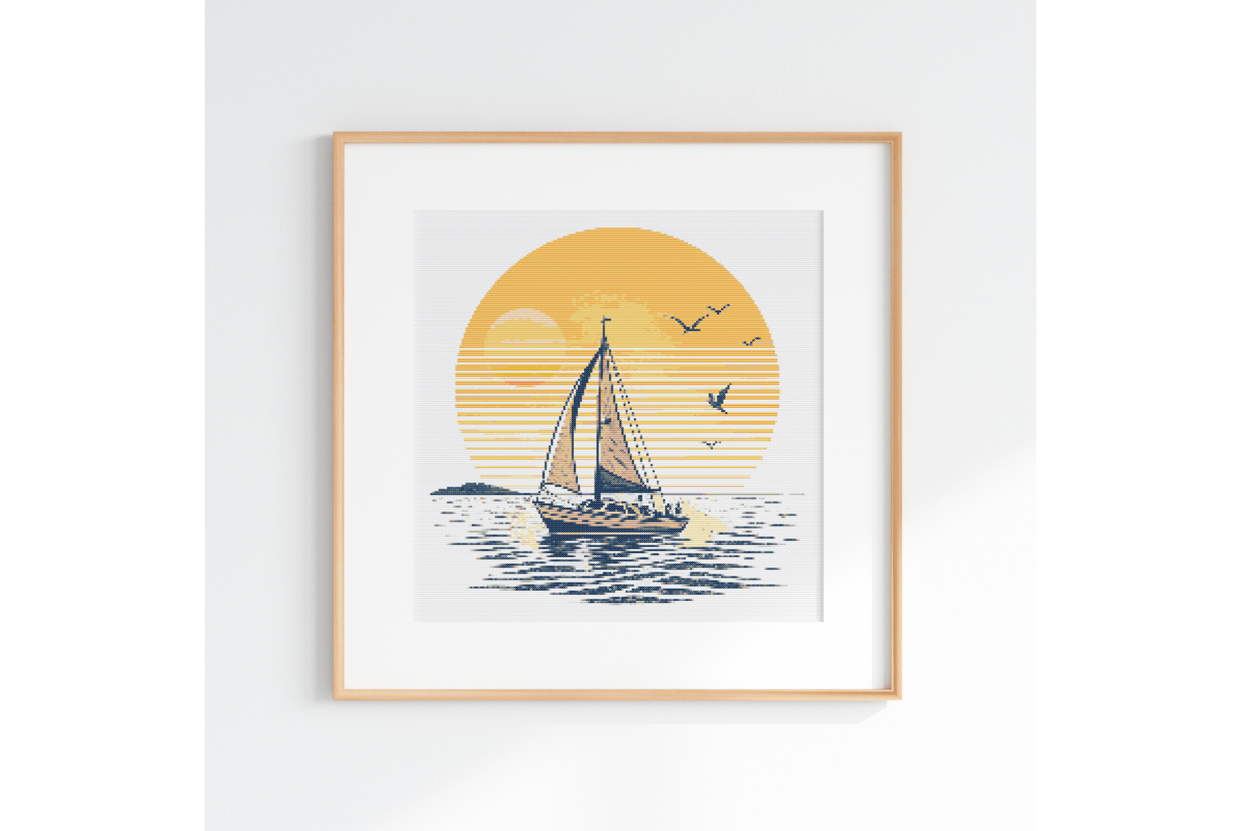 Nautical Sunset Cross Stitch