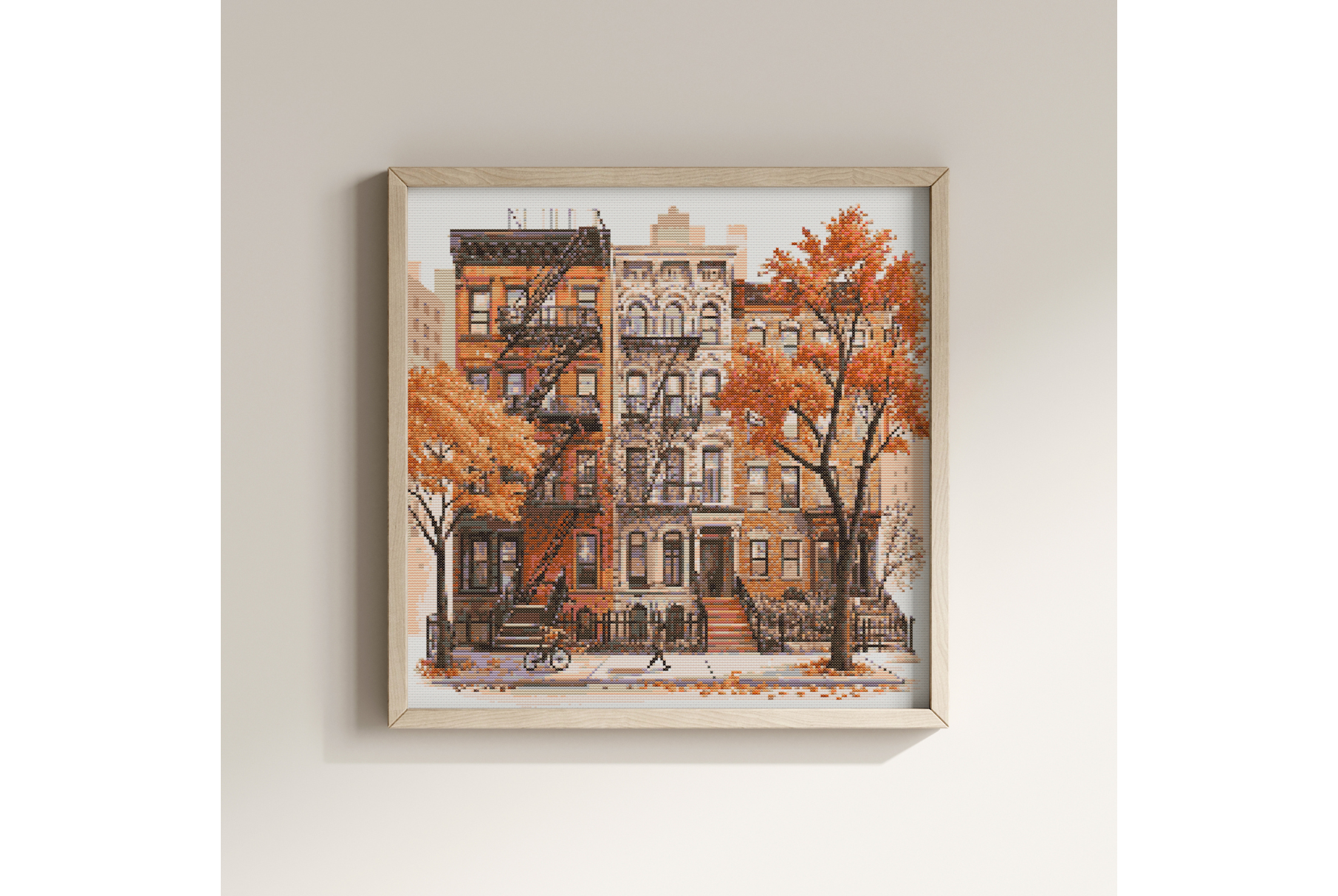 New York Fall Cross Stitch