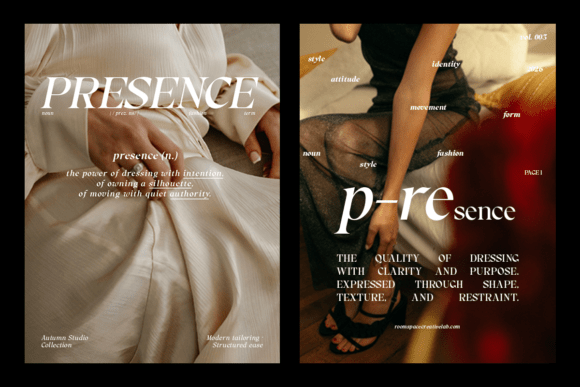 Prime Serif Family Font PNG with transparent background - Preview 3