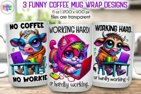 Sarcastic Animal Mug Wraps Funny Animal Graphics