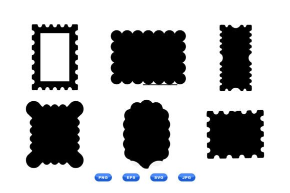 Scalloped Frame SVG Collection Grafica Creazioni Di DesignVectx