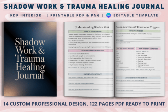 Shadow Work & Trauma Healing Journal