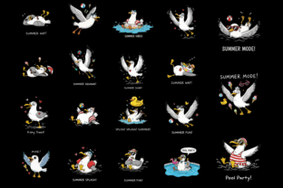 Summer Seagull Clipart Graphic by Markicha Art · Creative Fabrica
