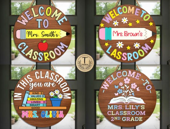 117 Classroom Sign Svg Designs & Graphics