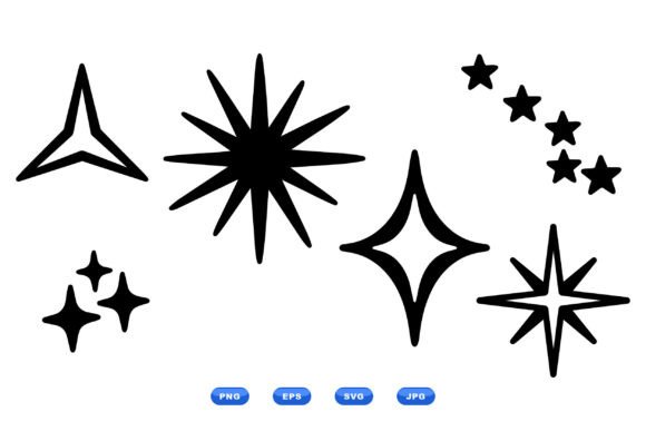Vintage Star Sparkle Design Set
