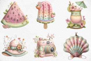 Whimsical Summer Clipart Graphic by Craft Art · Creative Fabrica