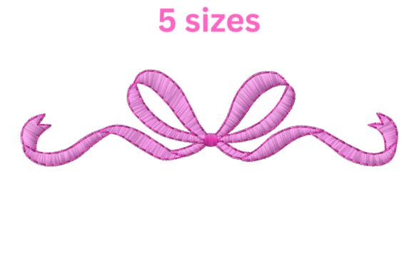 Wonderful Bow Embroidery Design