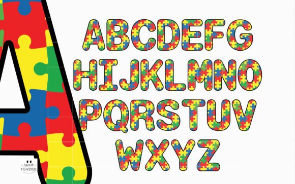 Am Autism Font - Preview 3