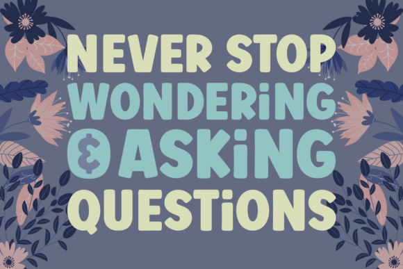 Ask Him Font - Preview 2