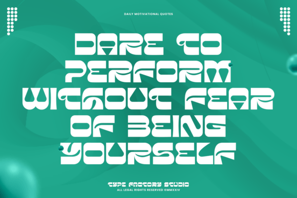 Asron Font - Preview 6