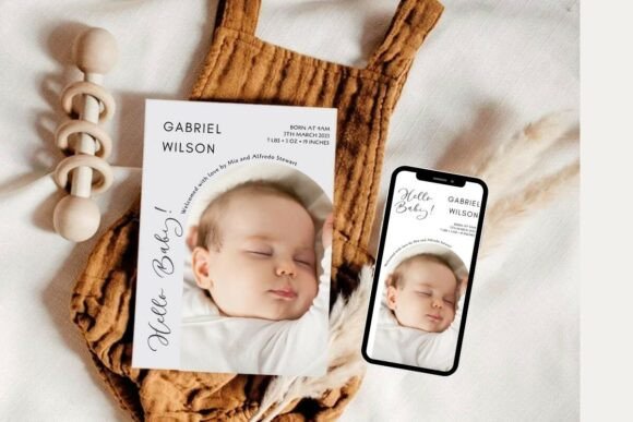 Baby Shower Welcome Sign & Invitation