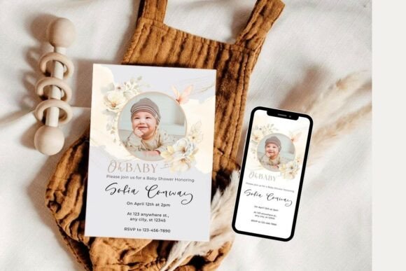 Baby Shower Welcome Sign & Invitation