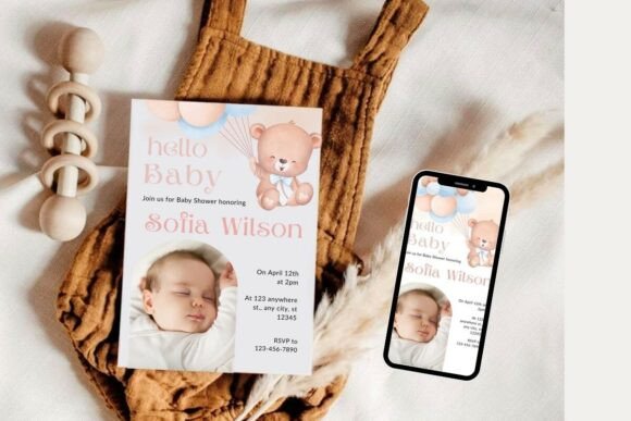Baby Shower Welcome Sign & Invitation