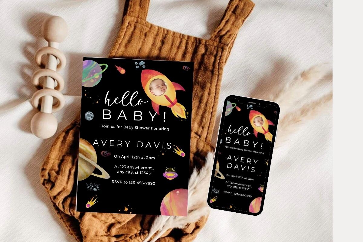 Baby Shower Welcome Sign & Invitation