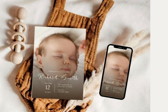 Baby Shower Welcome Sign & Invitation