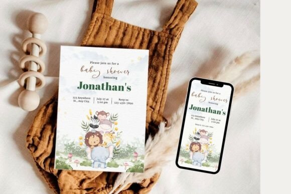 Baby Shower Welcome Sign & Invitation