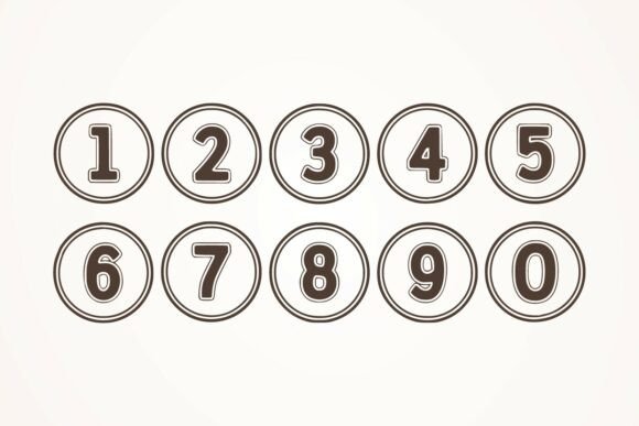 Ball Banner Font PNG with transparent background - Preview 1