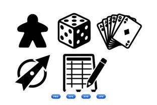 Board Game Icon SVG Pack Graphic by DesignVectx · Creative Fabrica