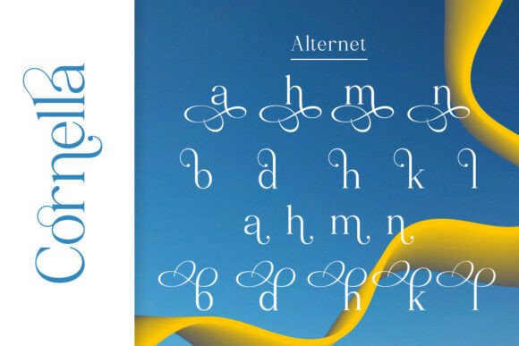 Cornella Font - Preview 6