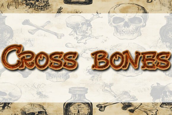 Cross Bones Font - Preview 1