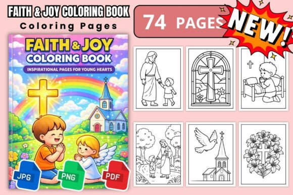Faith & Joy Inspirational Coloring