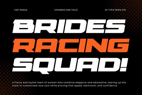 Fast Rogue Font - Preview 2