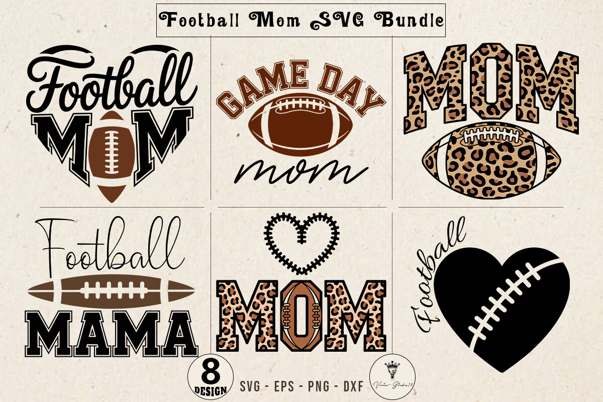 Football Mom SVG Bundle Graphic by Vector-Studio16 · Creative Fabrica