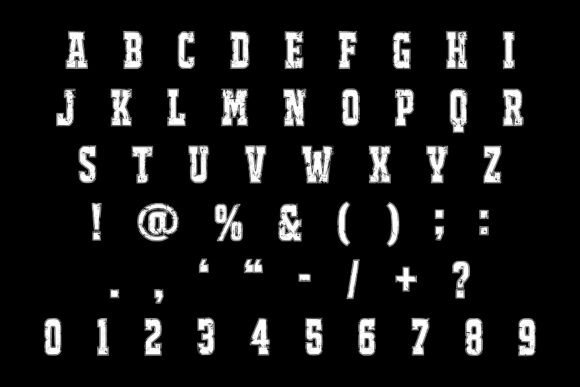 Force Safety Font - Preview 5