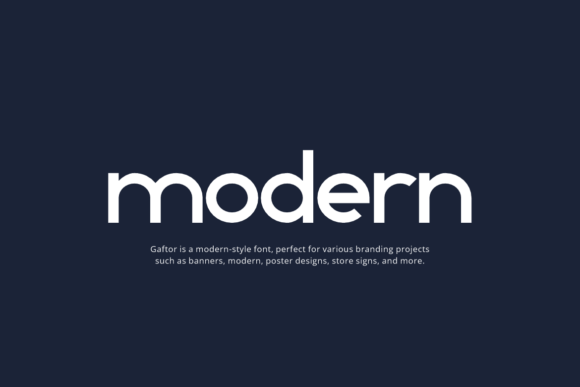 Gaftor Font - Preview 2