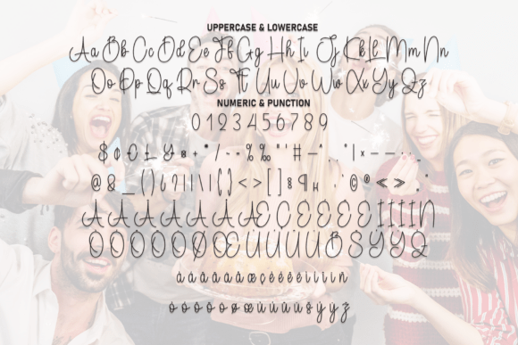 Happy Birthday Font - Preview 6
