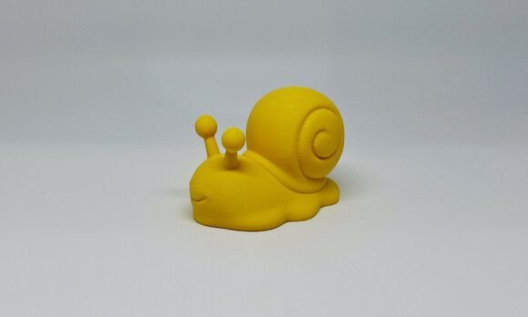 Kawaii 3D Printable Snail Figurine 3D Printing By Kentung3D