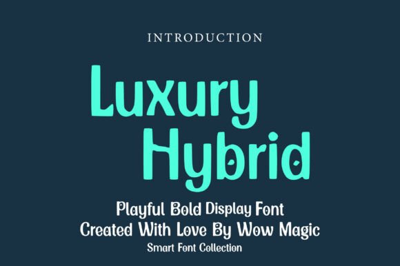 Luxury Hybrid Font by Wow Magic preview