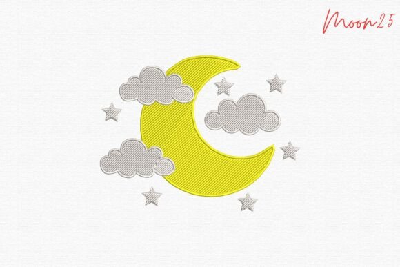 Moon Clouds Stars Nursery Accent Decor