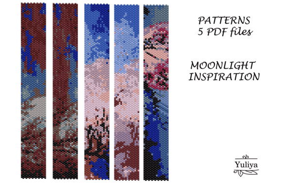 Pattern Peyote Bracelet Moonlight PDF