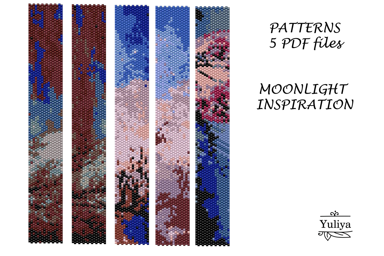 Pattern Peyote Bracelet Moonlight PDF