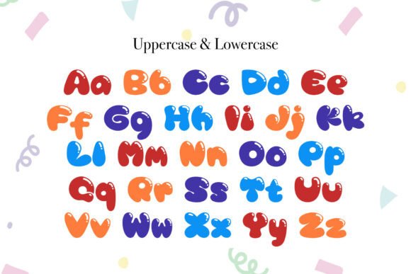 Ploofy Font PNG with transparent background - Preview 1