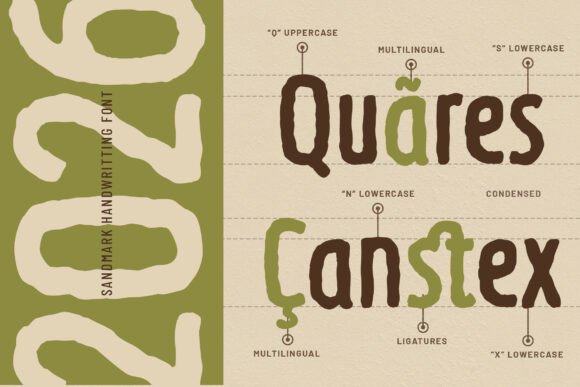 Questland Font PNG with transparent background - Preview 2